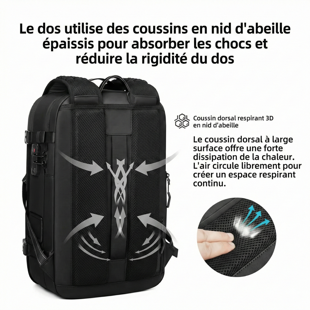 Sac à dos cabine intelligent