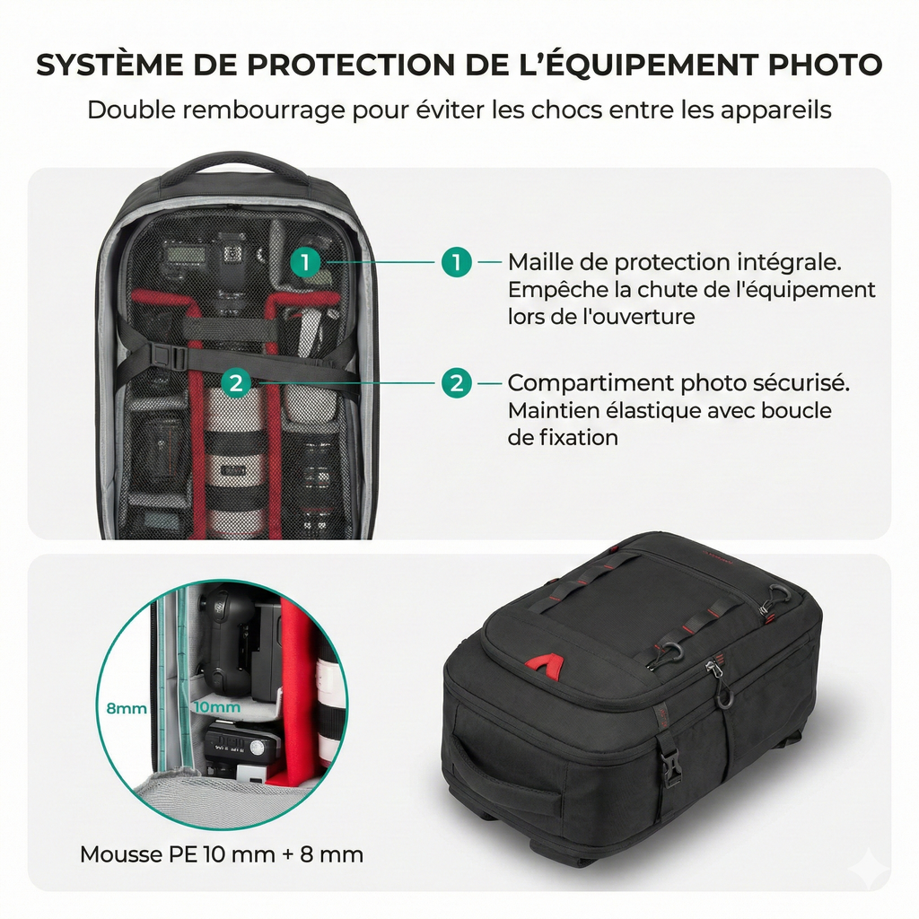Sac à dos photographe