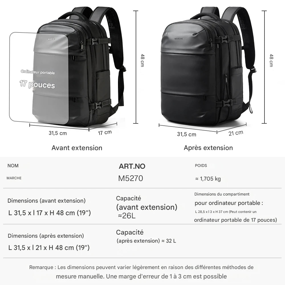 Sac à Dos multi rangement
