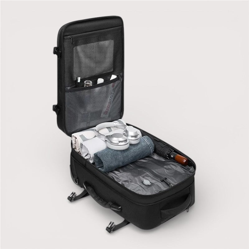 Valise cabine à roulettes – sac à dos de voyage 2-en-1