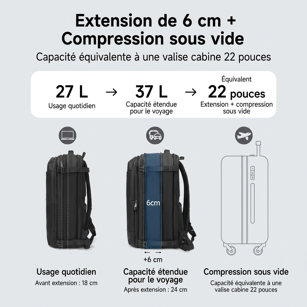 Sac à dos cabine digital nomad